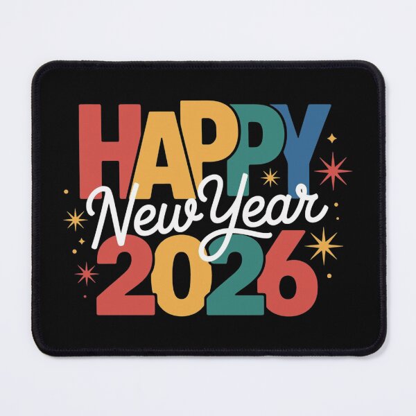 Item preview, Happy New Year 2026 – Festive Apparel & Gifts designed and sold by MAZDZINE.