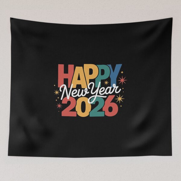 Item preview, Happy New Year 2026 – Festive Apparel & Gifts designed and sold by MAZDZINE.