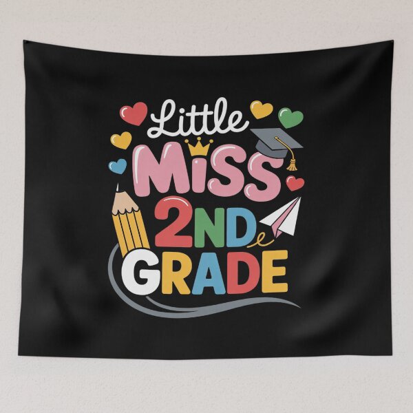 Item preview, Little Miss 2nd Grade First Day of Second Grade designed and sold by HardcoreTour.