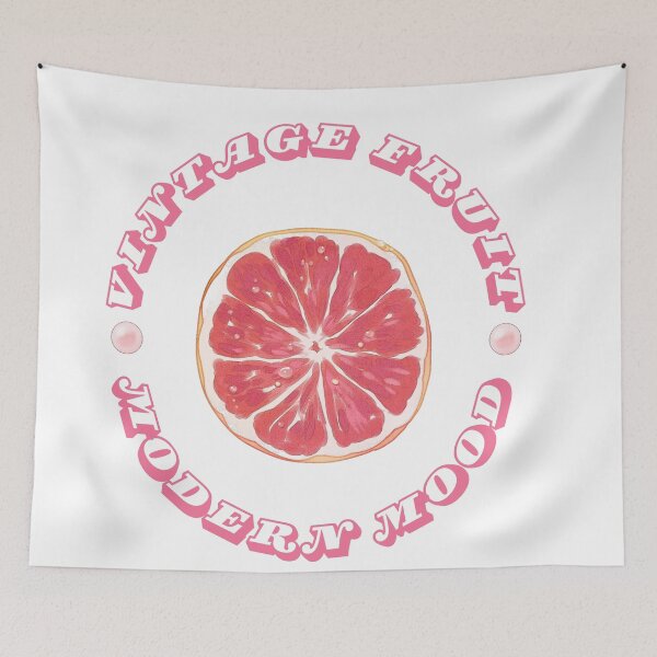 Aperçu de l'œuvre T-shirt Vintage Fruit Modern Mood - Design esthétique rétro créée et vendue par TheraWear.
