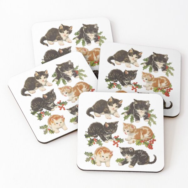 Item preview, Vintage 90s Cat Christmas designed and sold by SnorkleSupply.