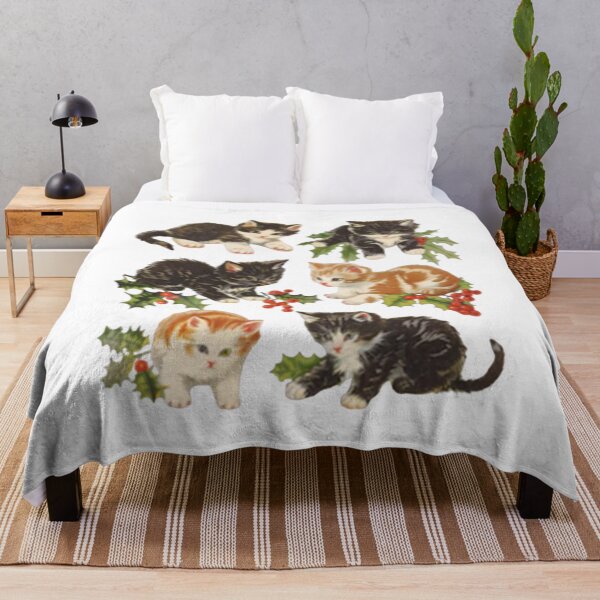 Item preview, Vintage 90s Cat Christmas designed and sold by SnorkleSupply.