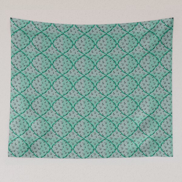 Item preview, Mint Green Geometric Swirl Pattern designed and sold by thanratdesign.