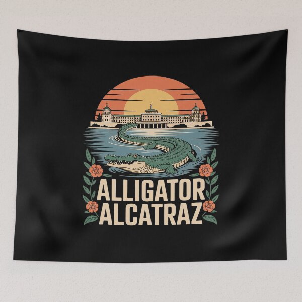 Item preview, Funny Meme Florida Everglades Alligator Alcatraz9  designed and sold by KotexTemu.