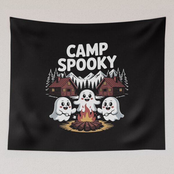 Item preview, Camp Spooky Halloween Camping Hiking Men Women Kids designed and sold by Minoloinan.