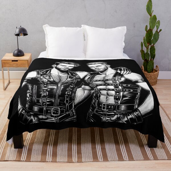 Item preview, Gay Leather Bar Pride "Sean & Hank" San Francisco Pride Graphic Design designed and sold by ItsAKinkThing.