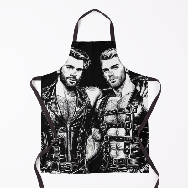 Item preview, Gay Leather Bar Pride "Sean & Hank" San Francisco Pride Graphic Design designed and sold by ItsAKinkThing.