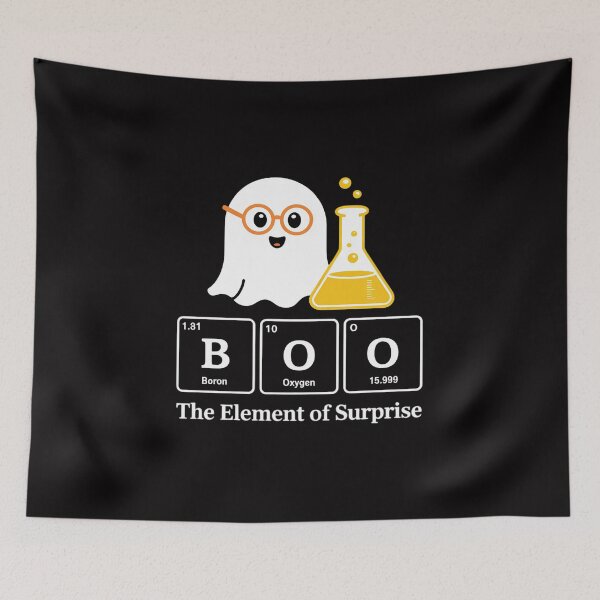 Item preview, Chemistry Boo The Element Of Surprise Cute Chemist Halloween designed and sold by Minoloinan.
