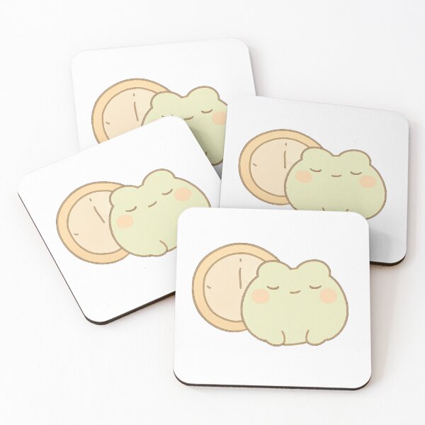 Item preview, Kawaii Mochi New Year Frog Sticker designed and sold by BluesSketchbook.