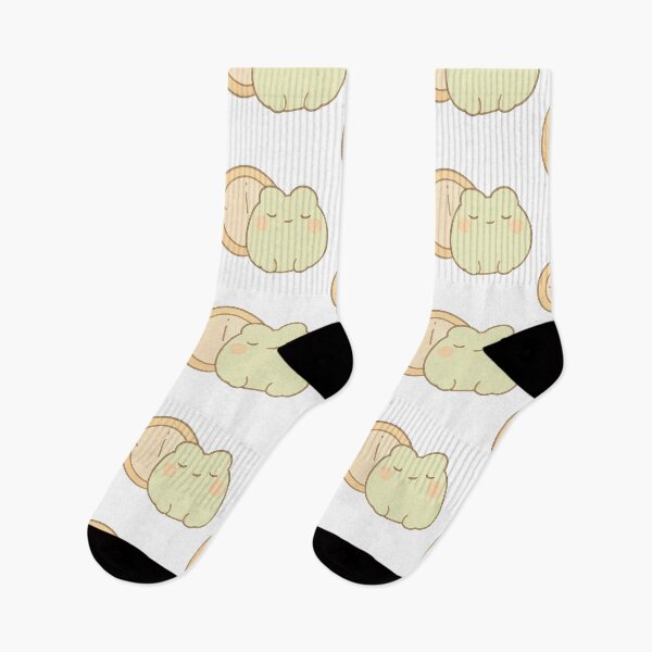 Item preview, Kawaii Mochi New Year Frog Sticker designed and sold by BluesSketchbook.