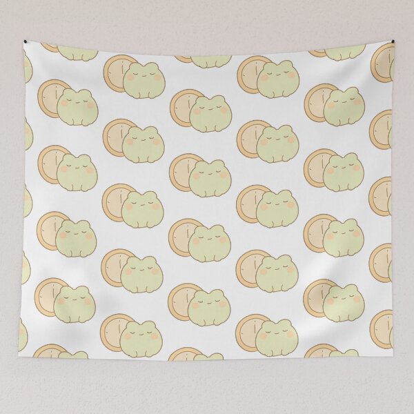 Item preview, Kawaii Mochi New Year Frog Sticker designed and sold by BluesSketchbook.