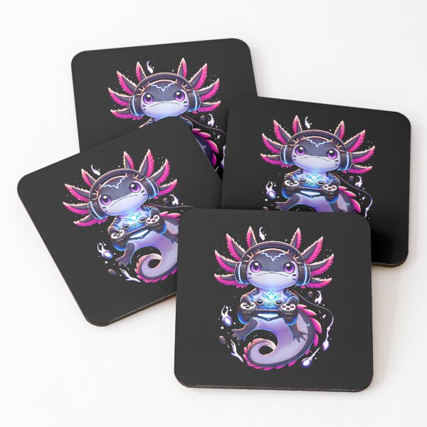Item preview, Funny Gamer Axolotl Video Games Retro Games designed and sold by TaraLiliana.