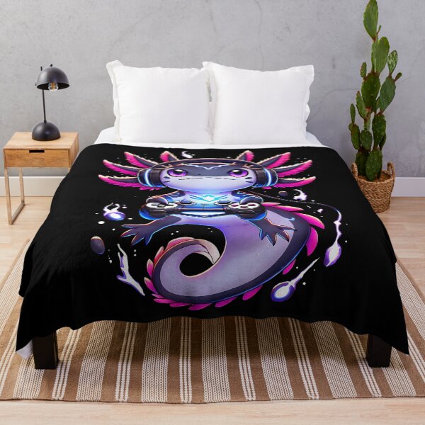 Item preview, Funny Gamer Axolotl Video Games Retro Games designed and sold by TaraLiliana.