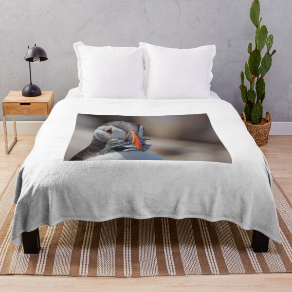 Item preview, Puffin with Sand Eels - Northumberland Coast designed and sold by Ospreychild.