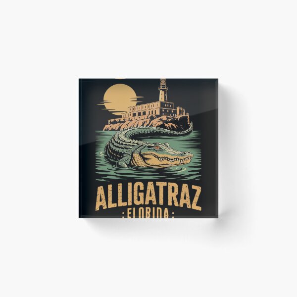 Item preview, Funny Meme Florida Everglades Alligatraz Alligator Alcatraz 1  designed and sold by KotexTemu.