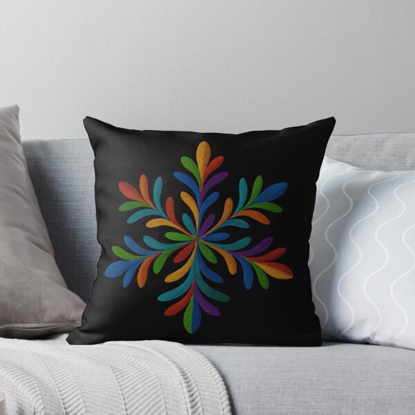 Item preview, Rainbow Oil-Paint Snowflake Art designed and sold by Liv Solara.