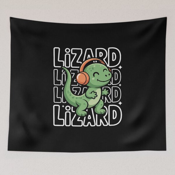 Item preview, Lizard Repeat Chill Weirdcore Reptile designed and sold by HardcoreTour.