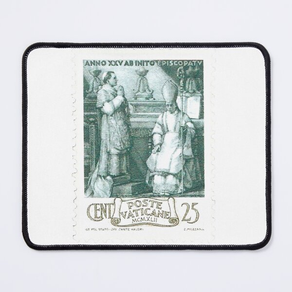 Item preview, Vatican Poste Vaticane Green Vintage Postage Stamp designed and sold by red-amber65.