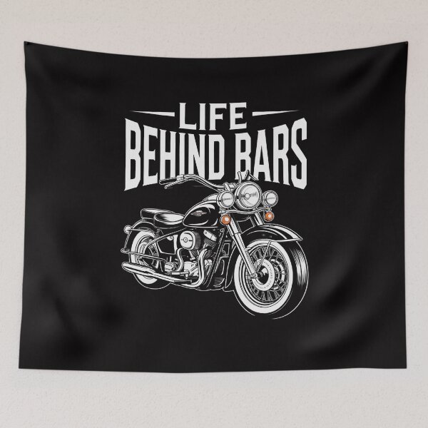 Item preview, Cool Life Behind Bars Gift Motorcycle Biker Men Father's Day designed and sold by Minoloinan.