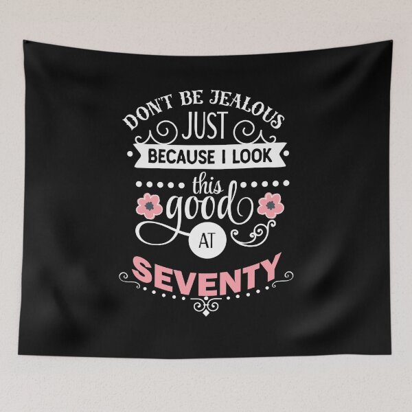 Item preview, Looking Good at Seventy Funny 70th Birthday Gift Female designed and sold by LarkDesigns.