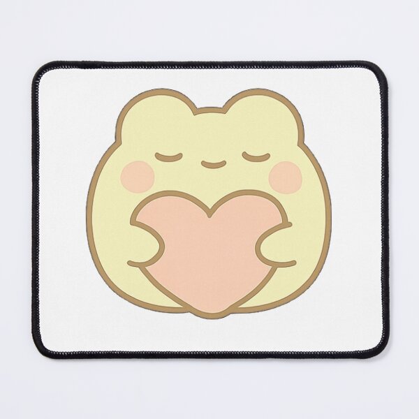 Item preview, Kawaii Mochi Valentine's Frog Sticker designed and sold by BluesSketchbook.