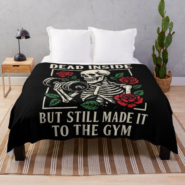 Item preview, Dead Inside But Still Made It To The Gym designed and sold by TaraLiliana.