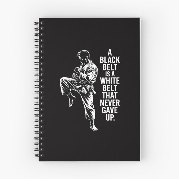 Item preview, A Black Belt Is A White Belt Never Gave Up Karate Motivation designed and sold by Minoloinan.
