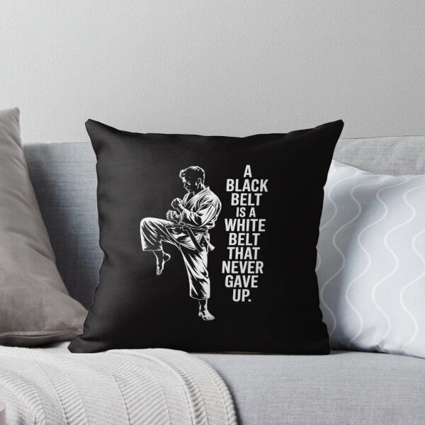 Item preview, A Black Belt Is A White Belt Never Gave Up Karate Motivation designed and sold by Minoloinan.