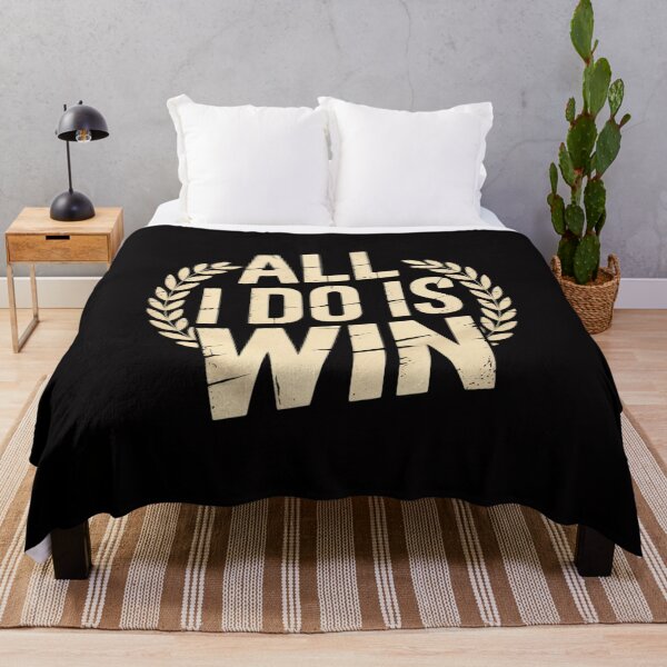 Item preview, All I Do Is Win Motivational Gym Sports Fitness Training designed and sold by Minoloinan.