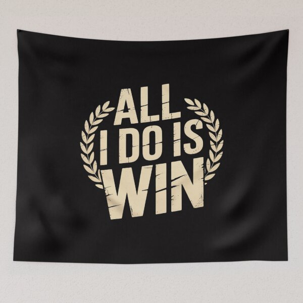 Item preview, All I Do Is Win Motivational Gym Sports Fitness Training designed and sold by Minoloinan.