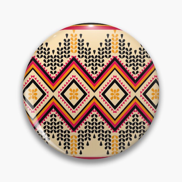 Item preview, Thai ethnic pattern - Sweet red waves designed and sold by Sukjai@Design.