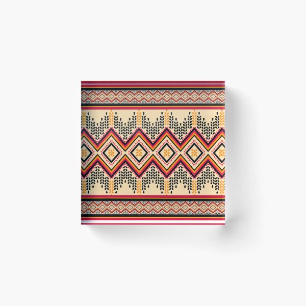 Item preview, Thai ethnic pattern - Sweet red waves designed and sold by Sukjai@Design.