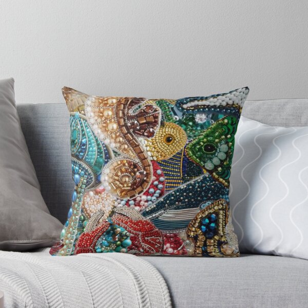 Item preview, Sea Bead Art – Colorful Ocean-Inspired Bead Design designed and sold by studiophie.