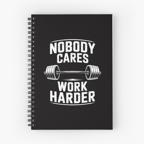 Item preview, NOBODY CARES WORK HARDER BARBELL WEIGHT TRAINING designed and sold by Minoloinan.