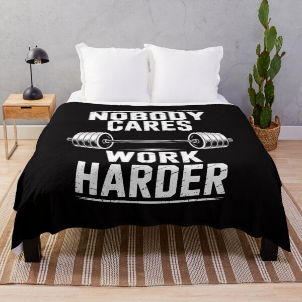 Item preview, NOBODY CARES WORK HARDER BARBELL WEIGHT TRAINING designed and sold by Minoloinan.