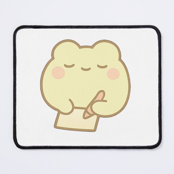 Item preview, Kawaii Mochi Valentine's Frog Sticker designed and sold by BluesSketchbook.