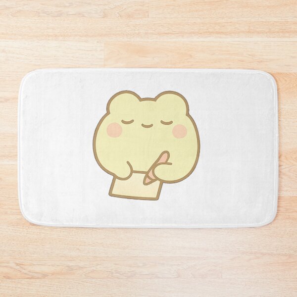 Item preview, Kawaii Mochi Valentine's Frog Sticker designed and sold by BluesSketchbook.