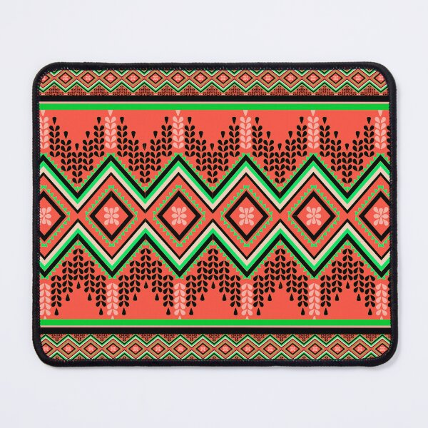 Item preview, Thai ethnic style pattern - Sweet orange waves designed and sold by Sukjai@Design.