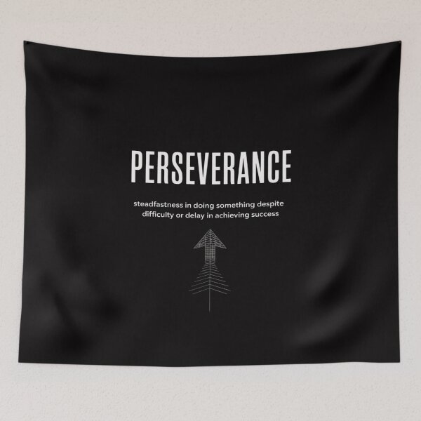 Item preview, Perseverance Motivational Entrepreneur Slogan designed and sold by Minoloinan.