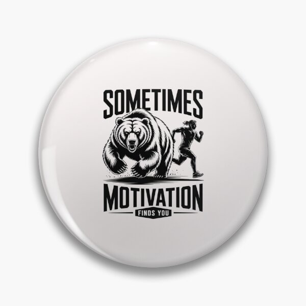 Item preview, Sometimes Motivation Finds You Running Motivational designed and sold by Minoloinan.