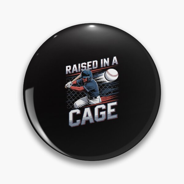 Item preview, Raised in a Cage Baseball Training, Batting Cage designed and sold by Minoloinan.