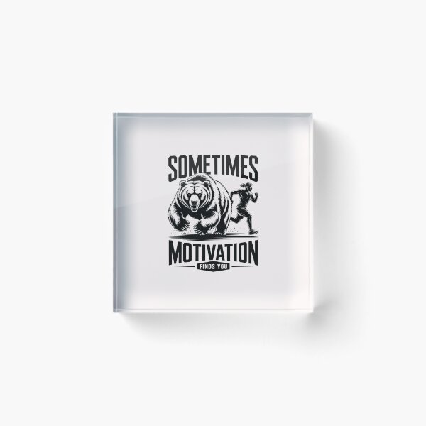 Item preview, Sometimes Motivation Finds You Running Motivational designed and sold by Minoloinan.