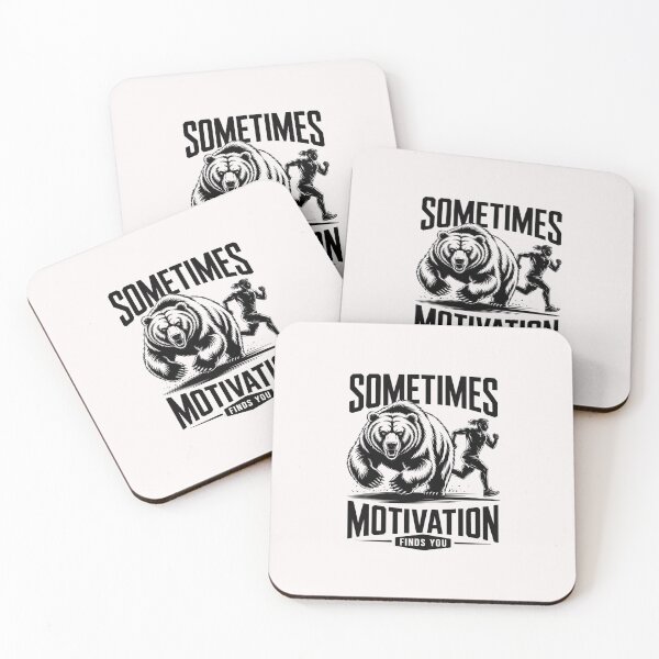 Item preview, Sometimes Motivation Finds You Running Motivational designed and sold by Minoloinan.