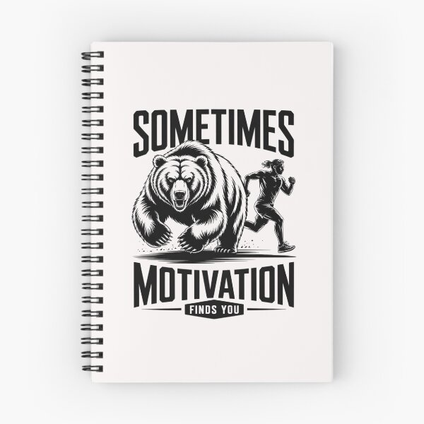 Item preview, Sometimes Motivation Finds You Running Motivational designed and sold by Minoloinan.