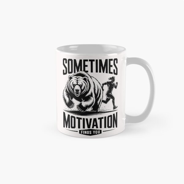 Item preview, Sometimes Motivation Finds You Running Motivational designed and sold by Minoloinan.