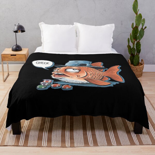 Item preview, Poker Fish - Funny Caricature designed and sold by DanaKathe.