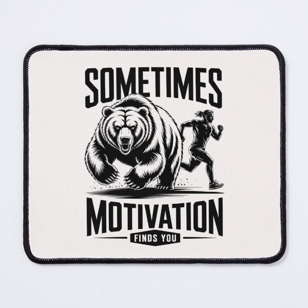 Item preview, Sometimes Motivation Finds You Running Motivational designed and sold by Minoloinan.