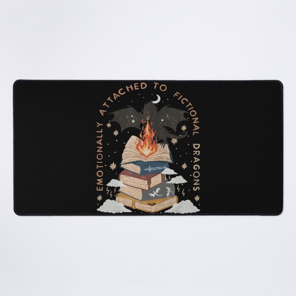 Item preview, Emotionally Attached To Fictional Dragons Fiction Stories designed and sold by MindyMarianela.