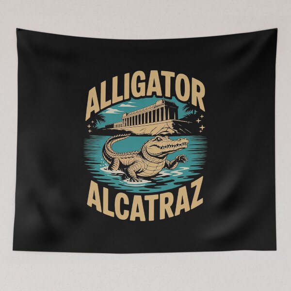 Item preview, Funny Meme Florida Everglades Alligatraz Alligator Alcatraz3  designed and sold by KotexTemu.