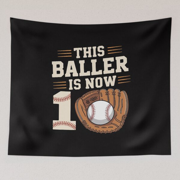 Item preview, 10th Birthday Baseball Boy Ten Year Old Baseball Player designed and sold by Minoloinan.